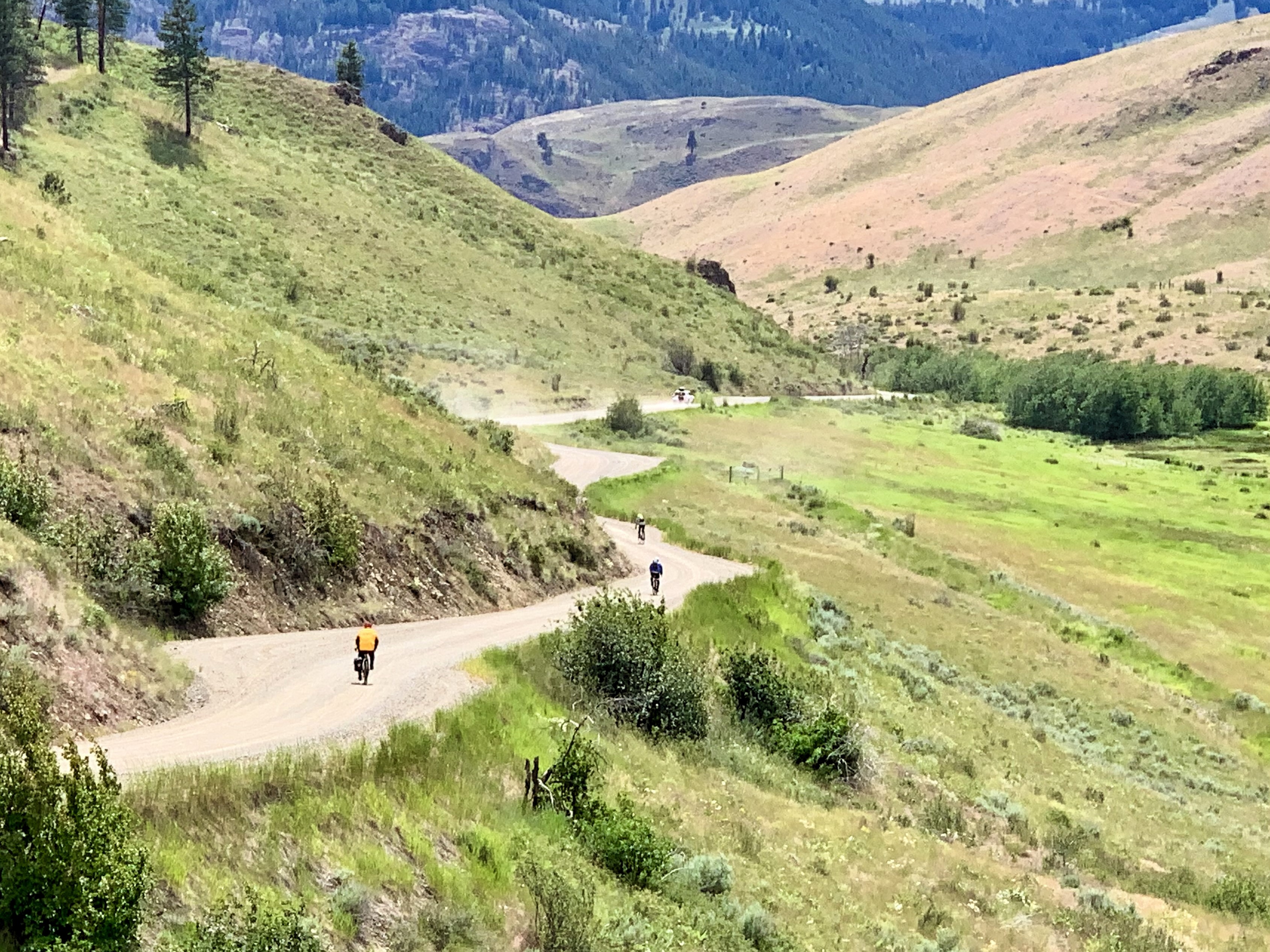 Long climb followed by fun descent